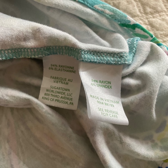 Lilly Pulitzer Gianni Romper Bermuda Blue - Picture 4 of 6